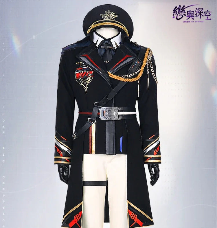 Game Love And Deepspace Heroines Cosplay Costume Farspace Colonel Female Uniform Caleb Halloween Party Women Carnival Outfit
