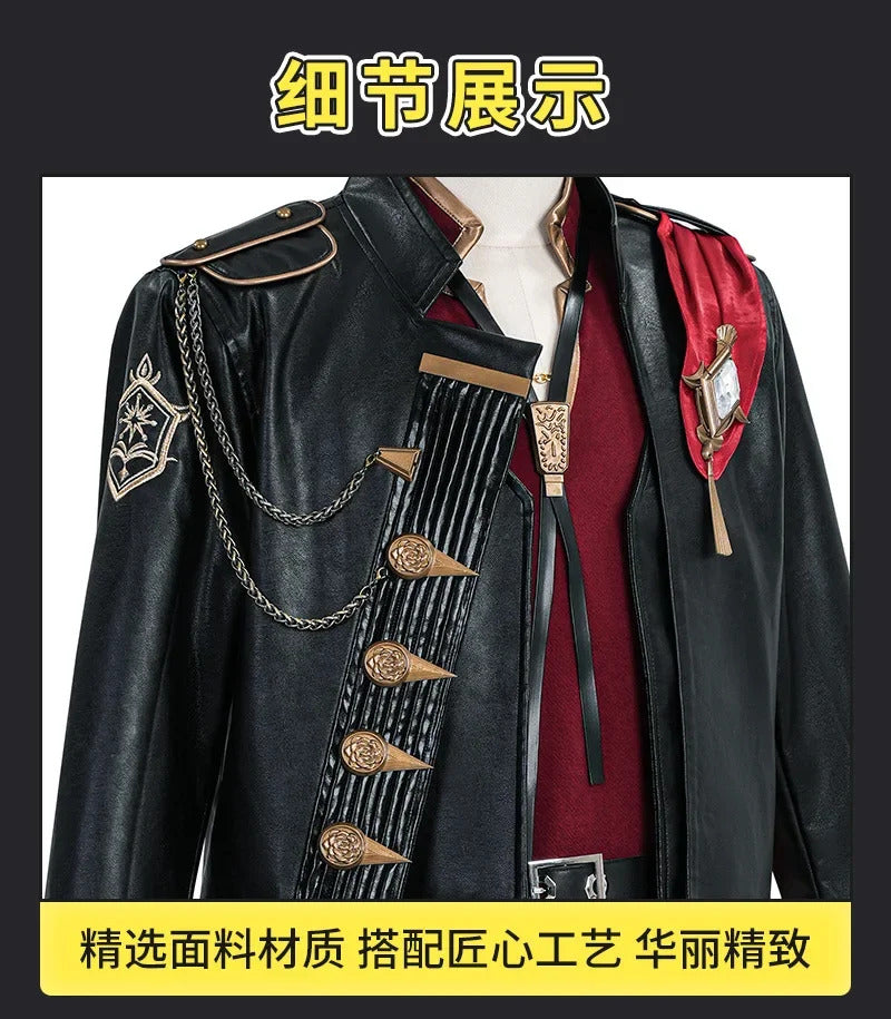 Final Fantasy XIV Lucian Prince's Attire Cosplay Costume Seneschal Prince Set Uniform Halloween Carnival Party Clothing