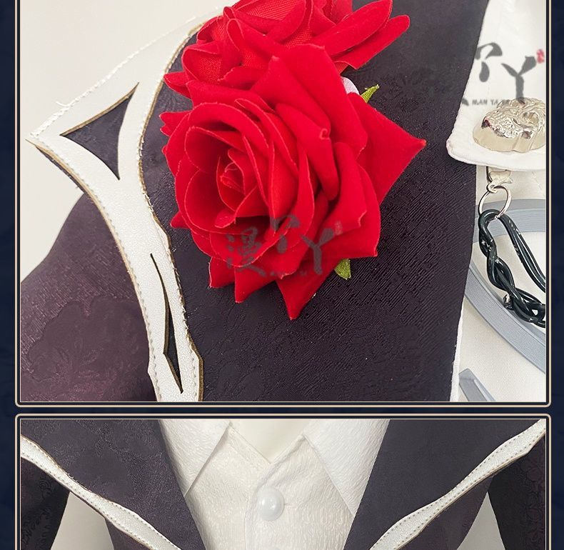 Prisoner/Luca Balsa Cosplay Game Identity V Costume The Official Halloween Concert Daily Outfit Party Role Play Clothing
