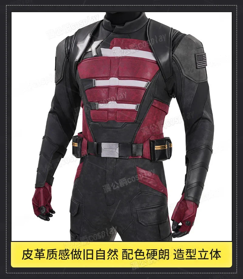 Movie Thunderbolts John Walker Cosplay Costume Agent Uniform Halloween Carnival Party Christmas Play Role Clothes Clothing