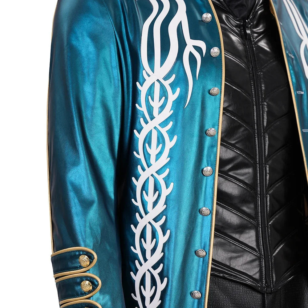 Game Devil May Cry Vergil Cosplay Costume Uniform Halloween Carnival Party Christmas Play Role Clothes Clothing for Men