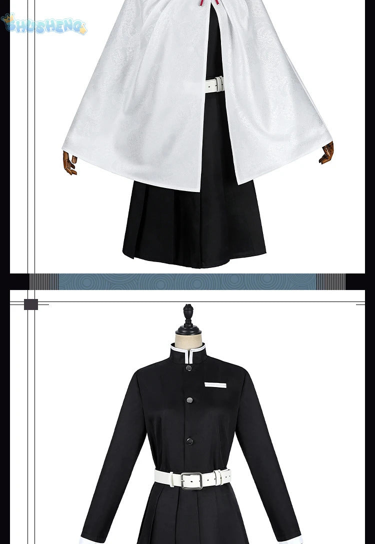 Anime Demon Slayer Kochou Kanae Tokitou Muichirou Kanroji Mitsuri Cosplay Costume Halloween Carnival man Woman Full Set uniform