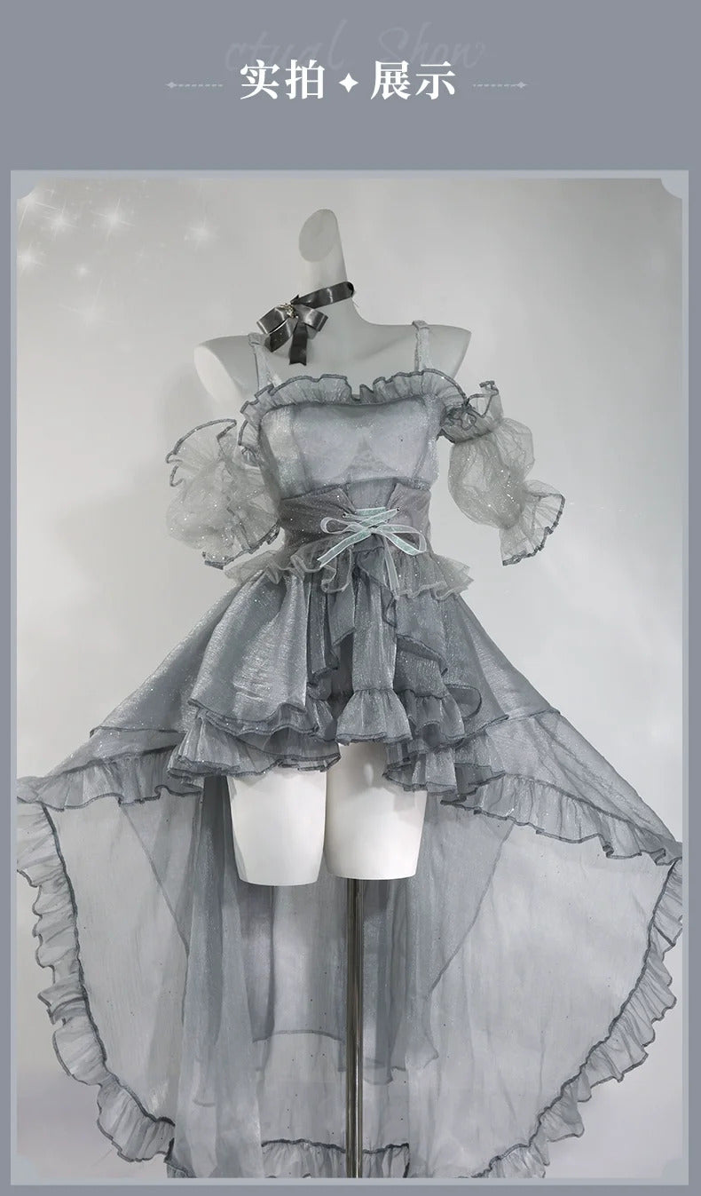 Goddess Of Victory: Nikke Cinderella Crystal Princess Cosplay Costume Cos Game Anime Party Uniform Hallowen Play Role Clothes