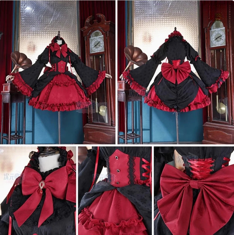 Anime Re:Zer Ram Cosplay Garage Kit Costume Halloween Party Sweet Lolita Dress Accessories Props Wig Set Woman Man MaidUniform