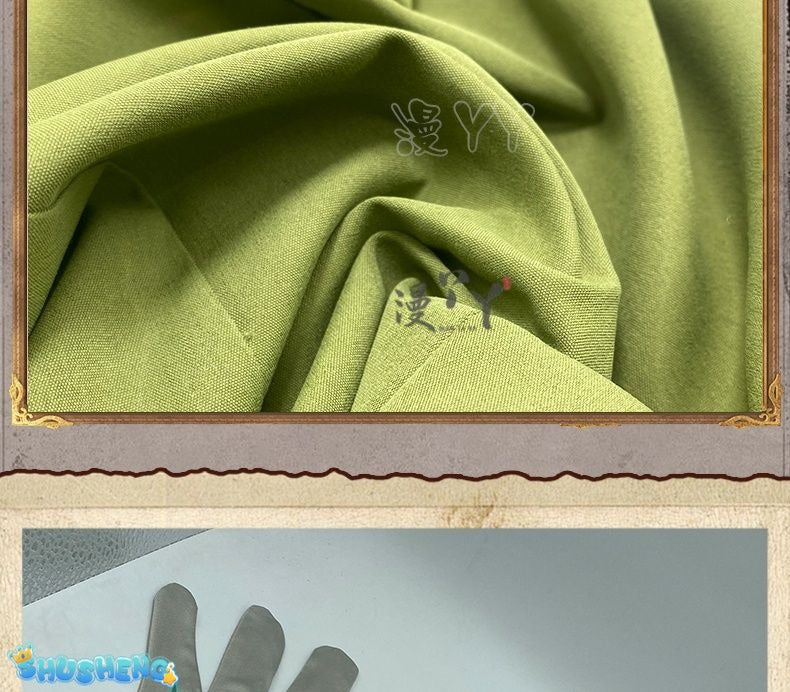 Identity V Aesop Carl Embalmer Cosplay Costume Shirt vest jacket scarf gloves handsome suit party carnival Man Woman uniform