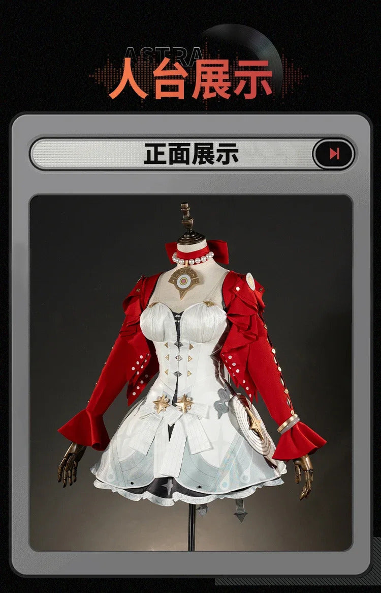 Game Zenless Zone Zero Astra Yao Cosplay Costume Uniform Halloween Carnival Party Christmas Play Role Clothes Clothing