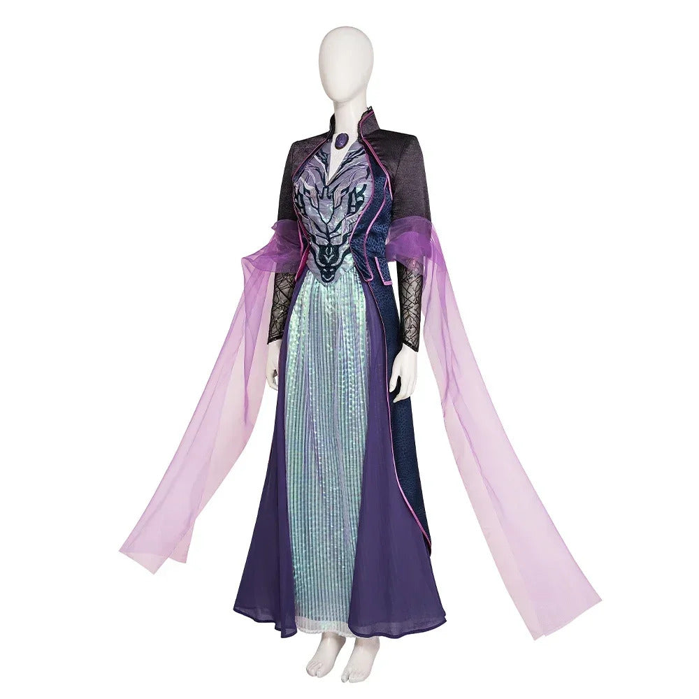 Agaka cosplay costume Agada cos all along dress coat shawl outfit high quality Halloween Comic Con party dresses custom made