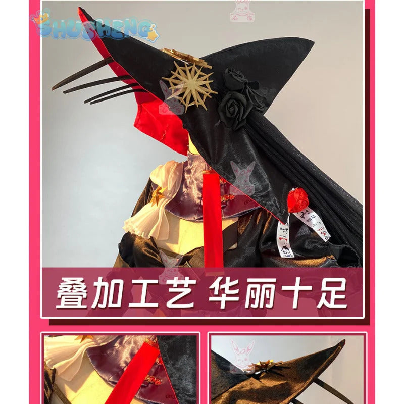 Specter Cosplay Game Arknights Costume Hat Stockings Accessories Props Gothic Lolita Dress Set Halloween Party Woman Uniform