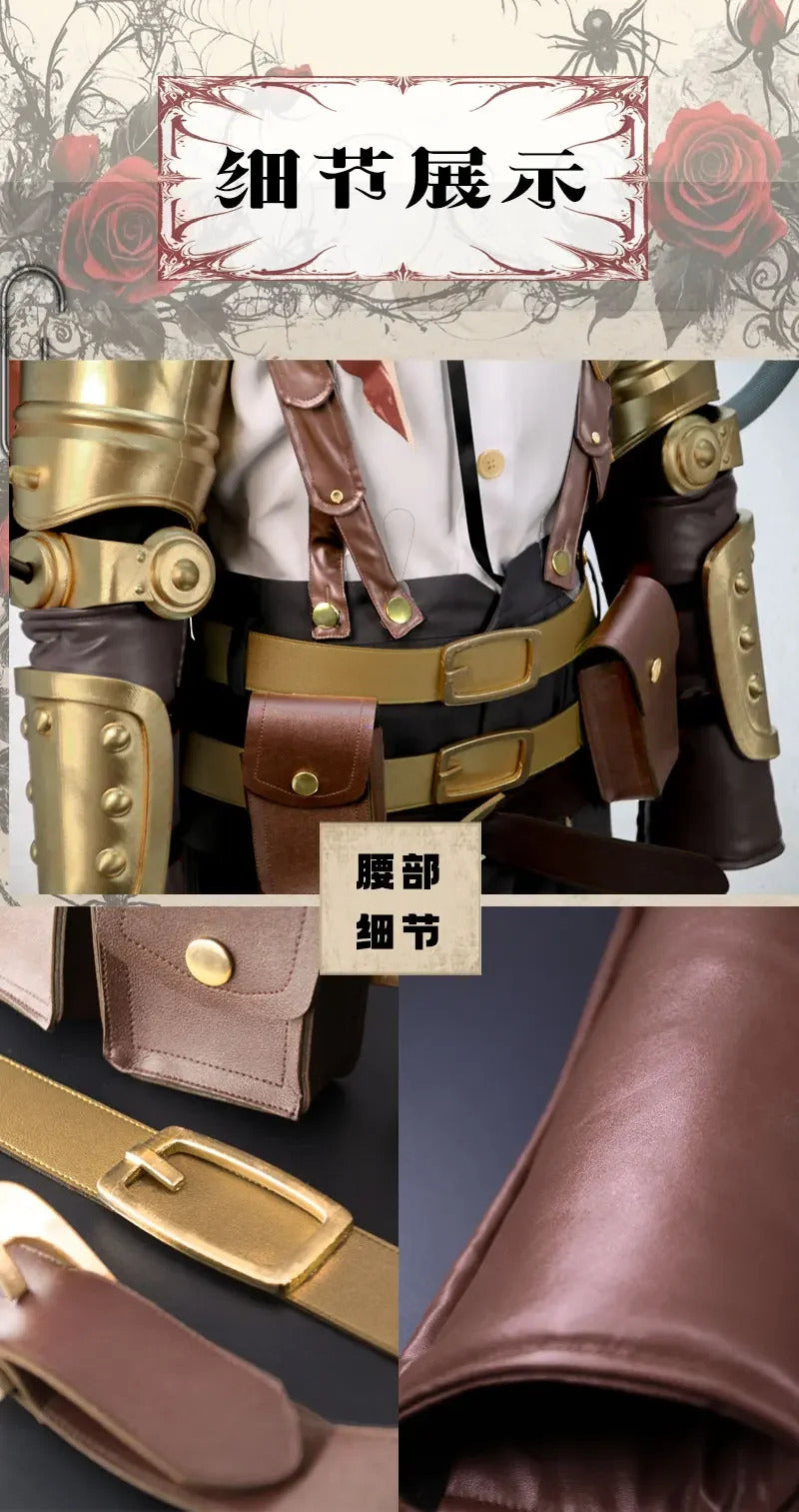 Identity Ⅴ Naib Subedar Mercenary Cosplay Artillery gunner Costume Halloween new men women high-quality uniform prop full set