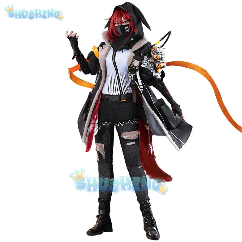 Arknights Crownslayer Cosplay Costume Uniform Halloween Carnival Party Christmas Play Role Clothes Clothing for Men Women