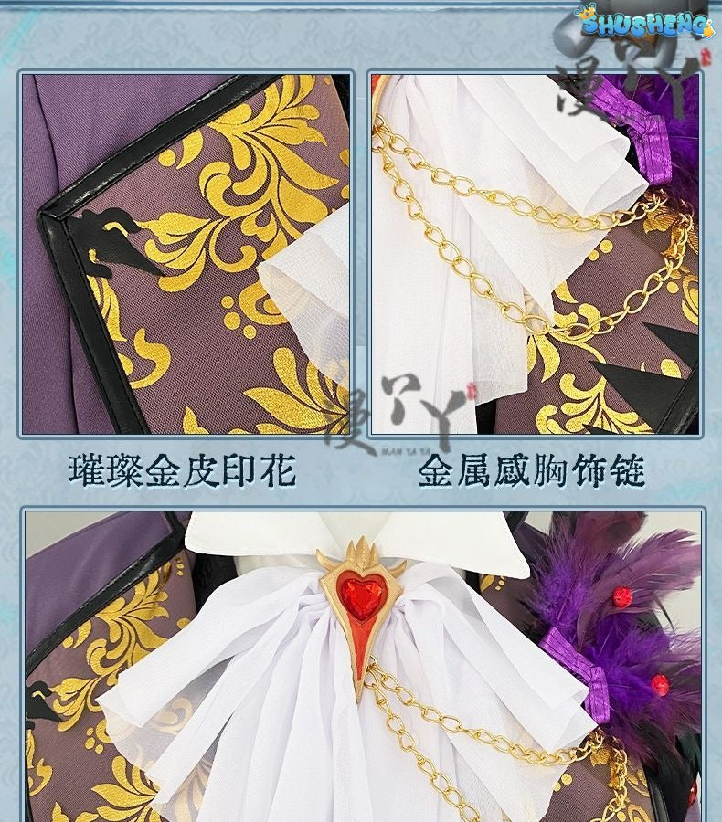 Composer Frederick Kreiburg Cosplay Costume Identity V Game Suit Uniform Cosplay Costume Halloween Party Role Play Outfit Men