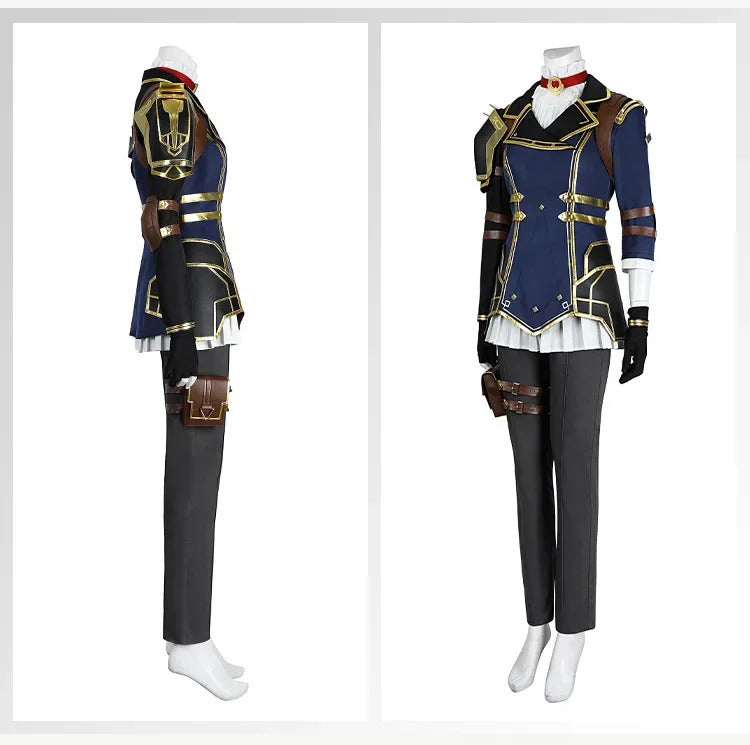 Shusheng-R Caitlyn Vi Cosplay Costume Game LOL Cosplay Women Uniform LOL Plus Size Vi Cosplay Costume Halloween