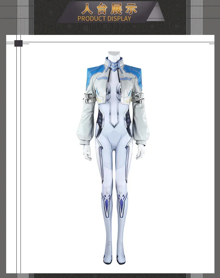 Shusheng-R Superhero Dagger Tandy Bowen Cosplay Rivals Costume Halloween Women's Fantasia jumpsuit outerwear shoes set fashionable uniform