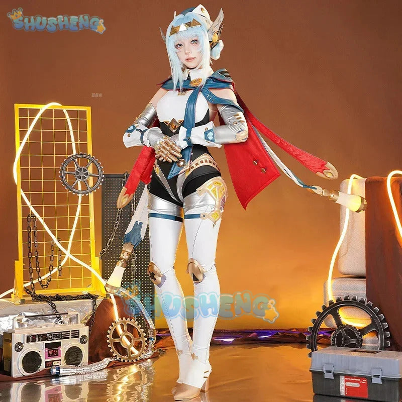 Game Genshin Impact Ineffa Cosplay Costume Uniform Halloween Carnival Party Christmas Play Role Clothes Clothing for Women