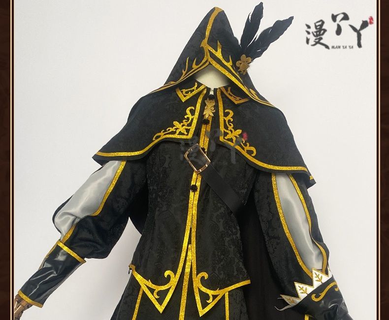 Seer Eli Clark Cosplay Costume Identity V Game Suit Mysterious Uniform With Mask Halloween Party Role Play Outfit