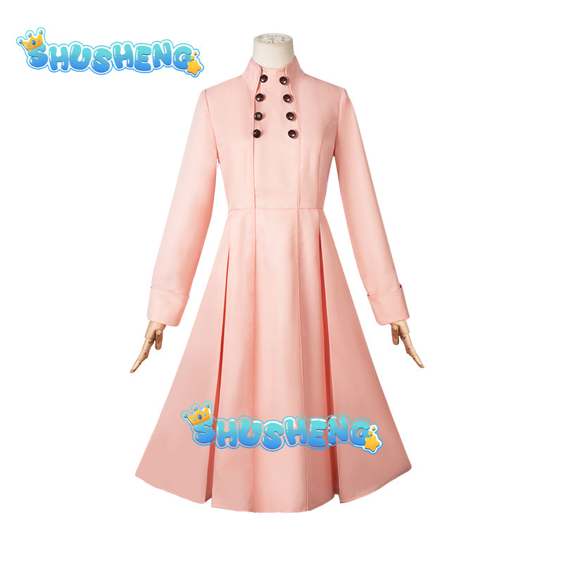 Spy X Family Yor Forger Cosplay Costume Pink Dress Anime Wig Earrings Headwear Stockings Yor Briar Daily Outfit Women Girl