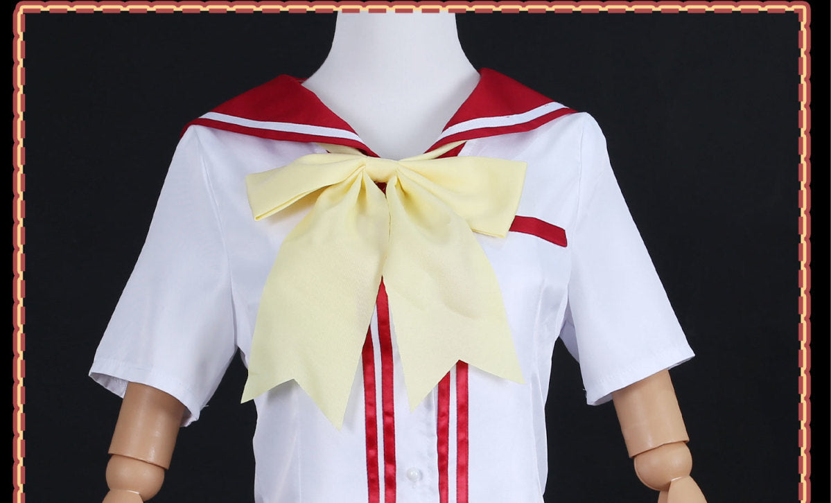 Charlotte Nao Tomori Nao Cosplay Anime Costume Wig Women JK School Uniform Outfit Charlotte Cos Wig Halloween Party Sailor Suit