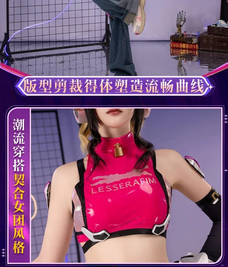 Game Juno OVERWATCH2 Cosplay OW Linkage Girl Goup Costume Halloween Party Sweet Women Uniform Props Accessories Set