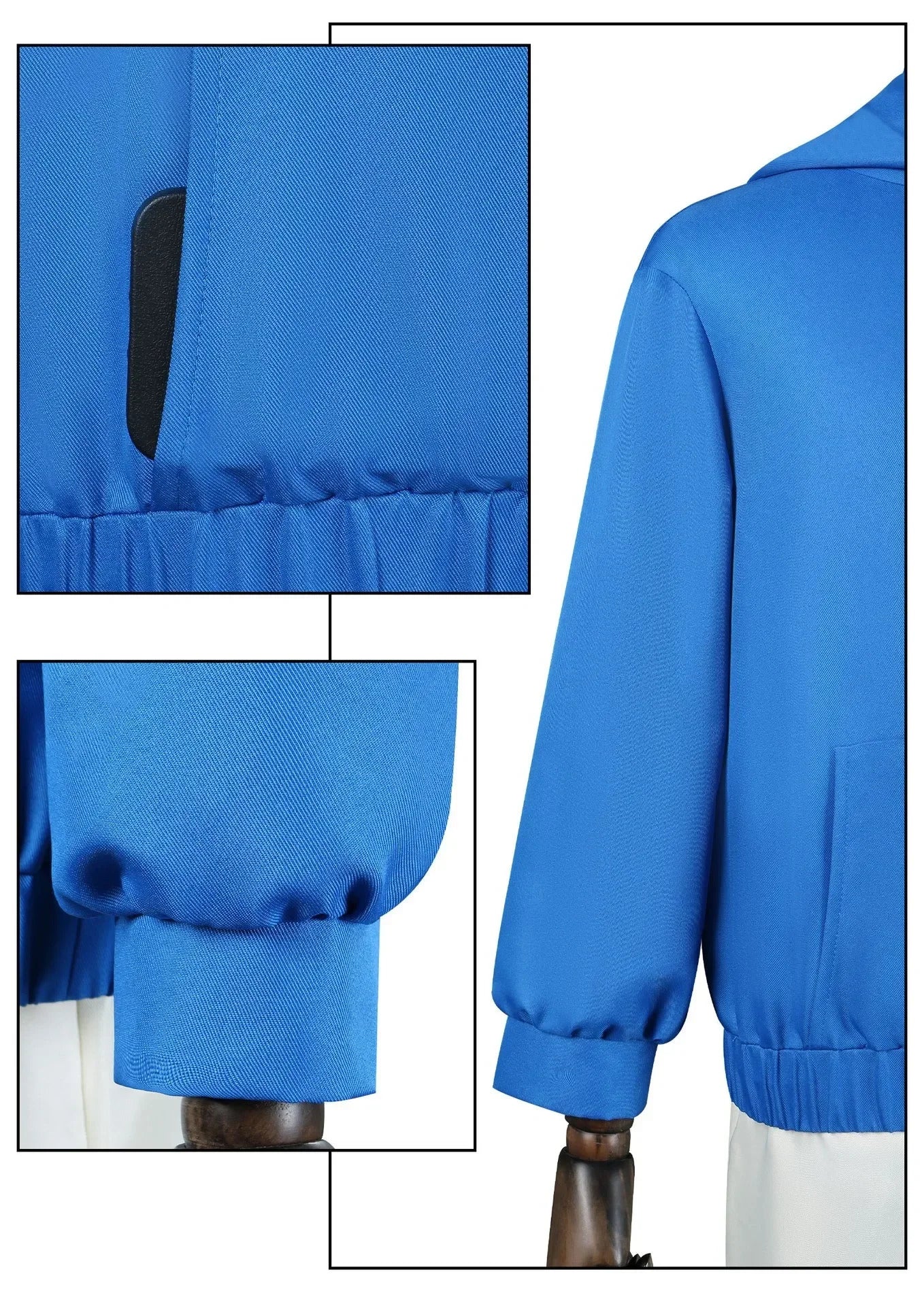 Anime Sakamoto Days Shin Asakura Cosplay Costume Blue Sweatshirt Assassin Halloween Party Women Men Props Accessory