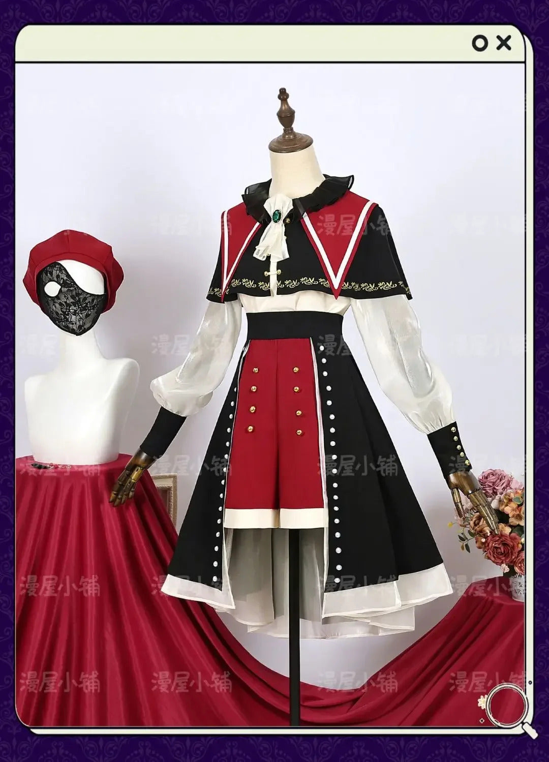 BanG Dream Ave Mujica Mortis Wakaba Mutsumi Cosplay Costume Uniform Halloween Carnival Party Christmas Play Role Clothing