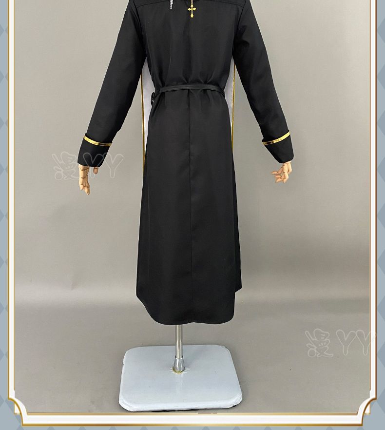 Anime VTuber Kanae nijisanji Uniform Any Size Cosplay Costume Priest Costume With Necklace