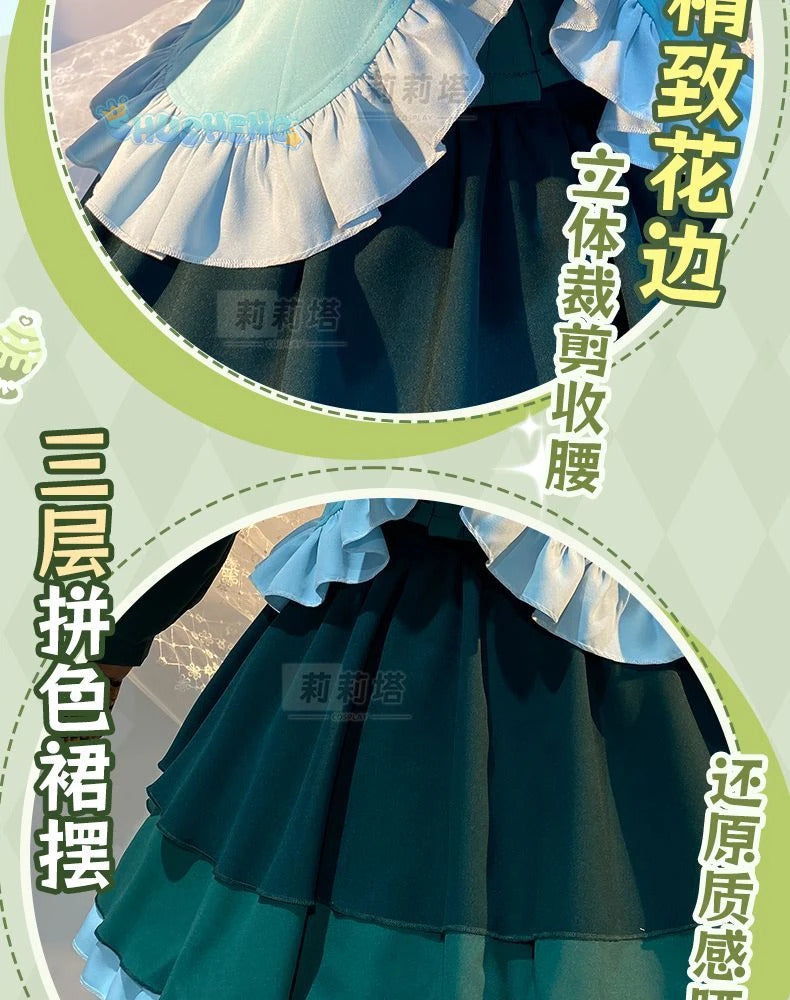 Takanashi Rikka Cosplay Love, Chunibyo & Other Delusions Costume Wig and Skirt Support Cute Lolita Party Carnival Girl man Set