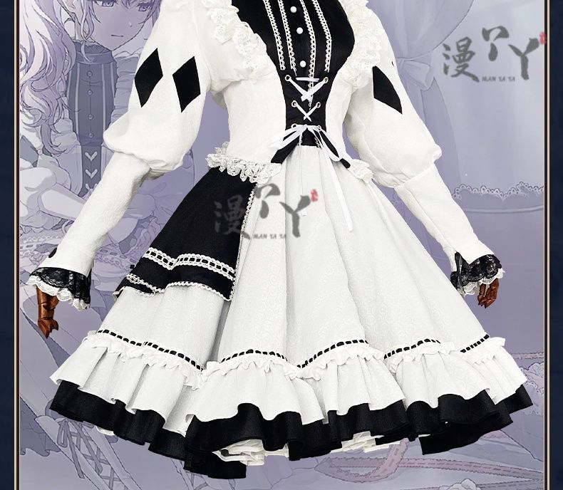 Asahina Mafuyu Cosplay Costume Anime Project Sekai Lovely Lolita Dress Halloween Outfit for Women