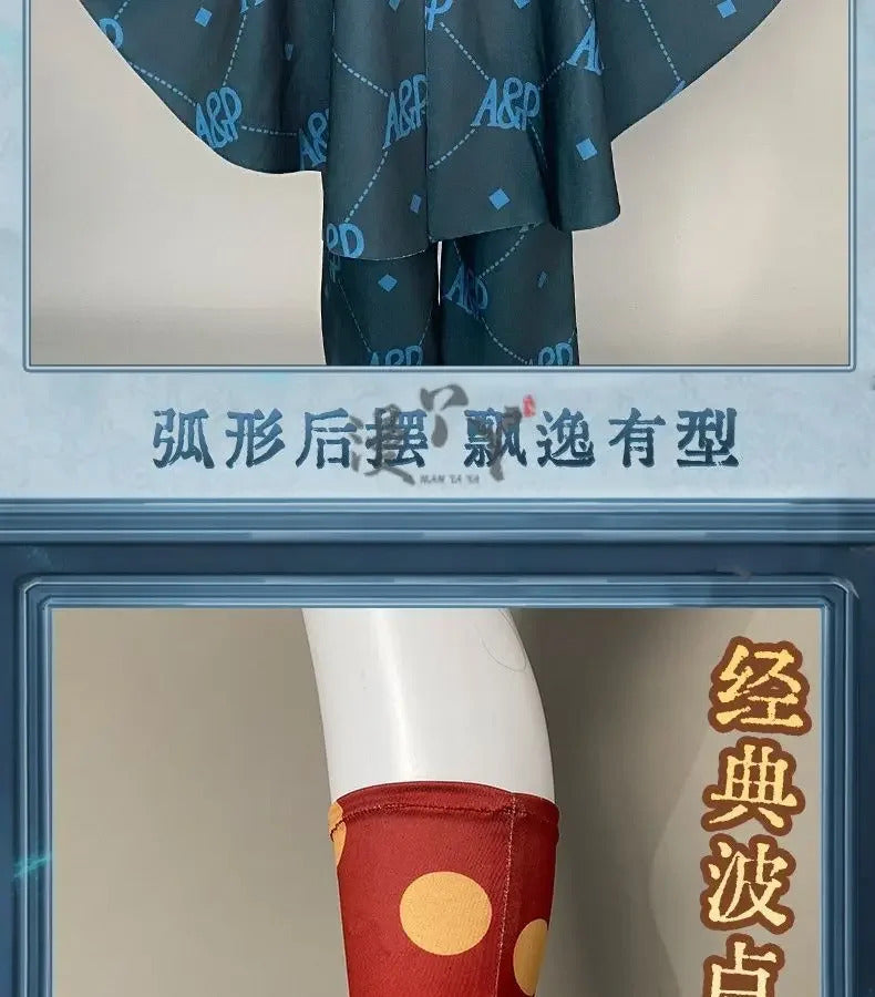 Shusheng-N Game identity Ⅴ Emma Woods Gardener Cosplay theater host costume hat shirt jacket gloves socks set Halloween fashion new uniform