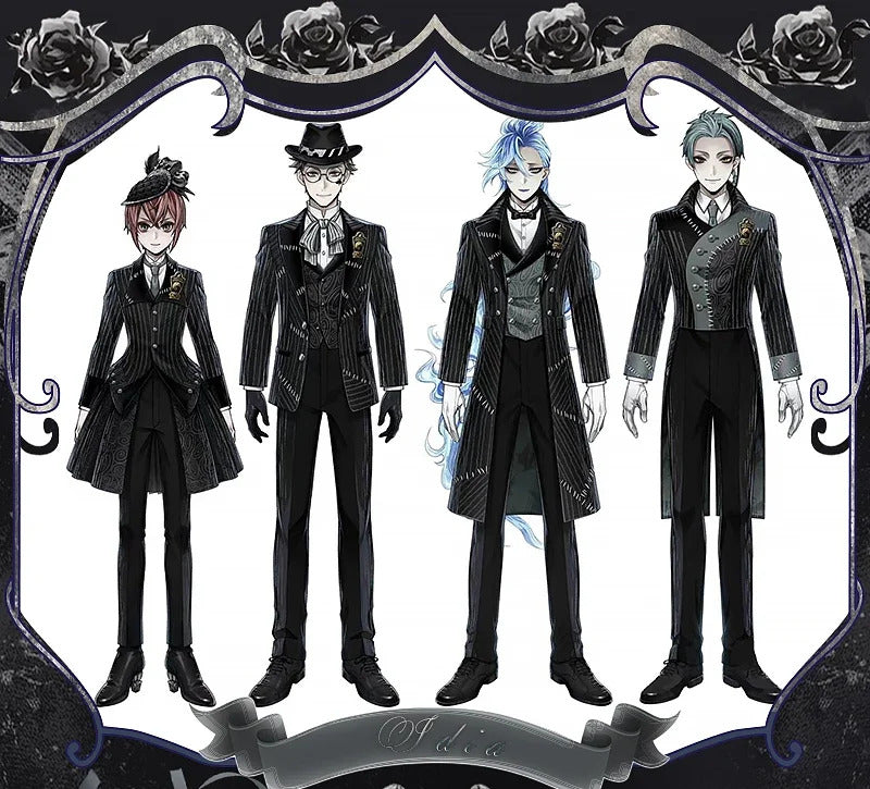 Twisted-Wonderland Idia Shroud Cosplay Costume Uniform Halloween Carnival Party Christmas Play Role Clothes Clothing