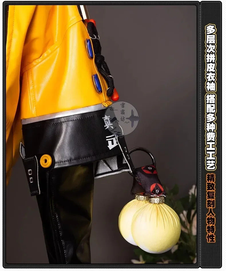 Zenless Zone Zero Ju Fufu Cosplay Costume Uniform Jacket Shorts Yunkui Summit Halloween Party for Women Girls Props