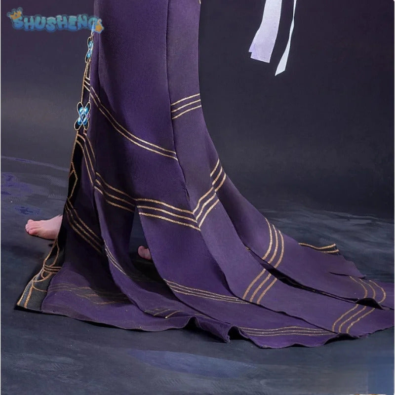 Shusheng-R Game Reverse:1999 Cosplay Druvis III Costume Halloween Carnival New Dress Gloves Props Wig Accessories Set Sexy Women's Uniform