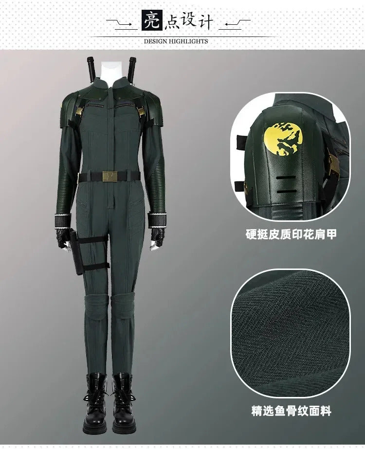 Movie Thunderbolts Yelena Belova Cosplay Costume Superhero Jumpsuit Halloween Party Uniform Accessories Props Complete Set