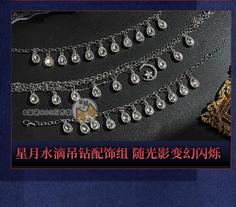Game Reverse:1999 Tuesday Cosplay Christine costume Sexy Mature Purple Dress Accessories Halloween Ball Women New Uniform