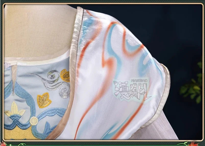 Shusheng-R Identity Ⅴ Emily Dyer Doctor Lydia Jones Cosplay Costume Halloween carnival Gorgeous Chinese style dress accessories prop set
