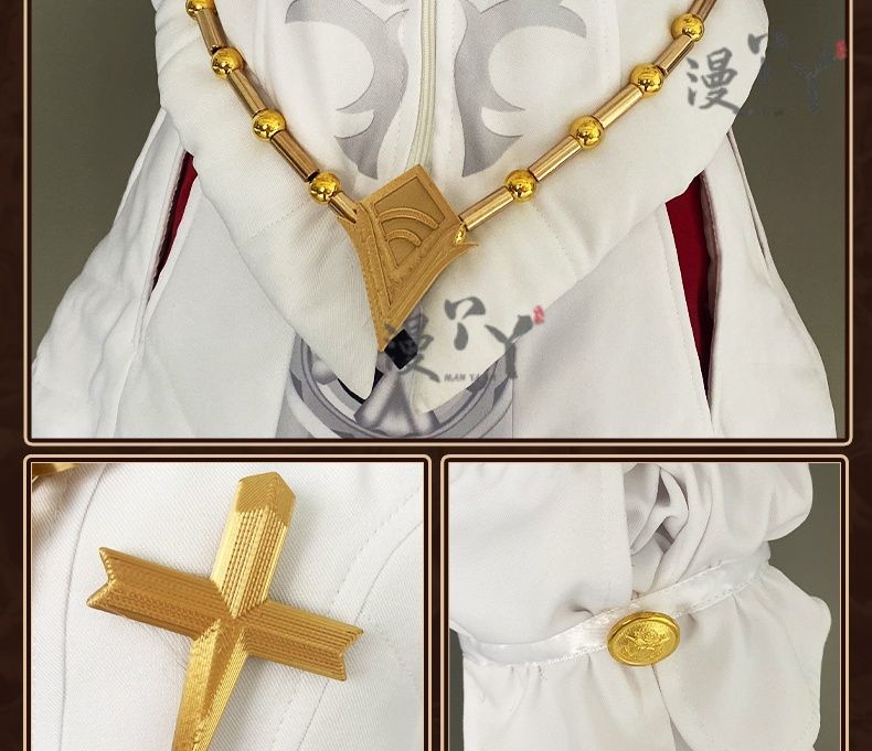 Identity Ⅴ Joseph Desaulniers Photographer Cosplay Costume Halloween party glamorous uniform accessorie props wig men women Set