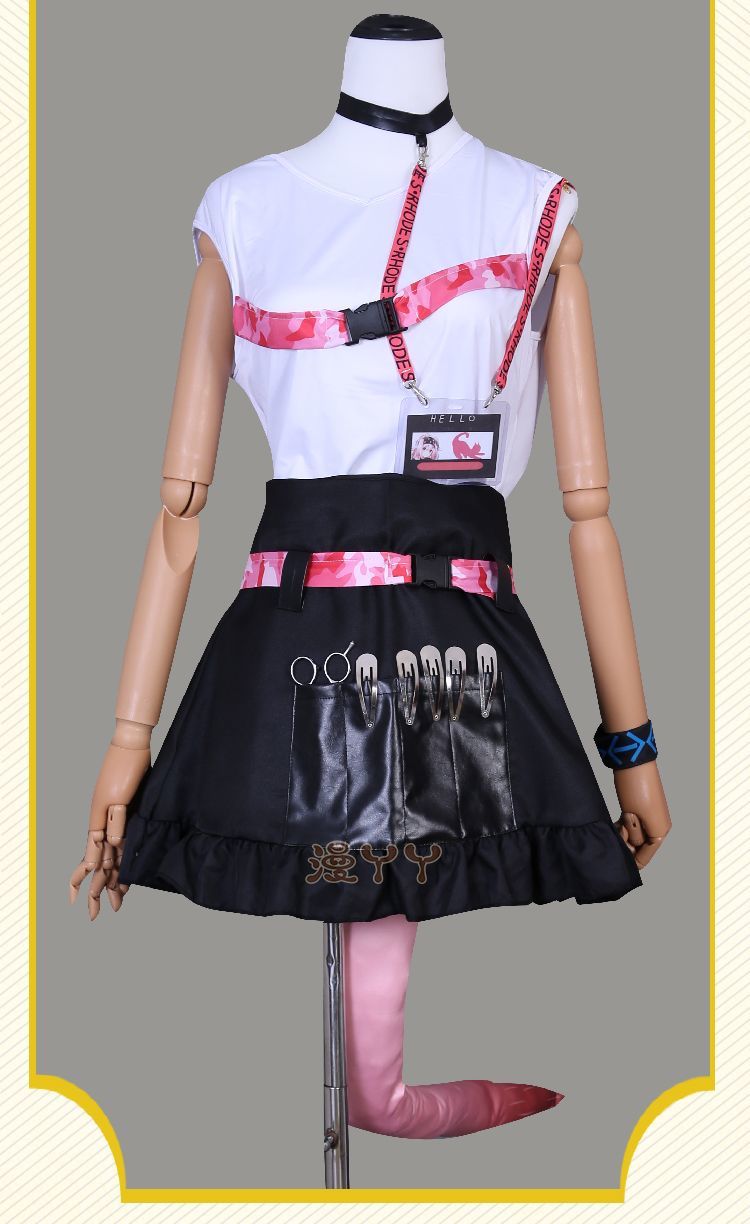 Anime Goldenglow Cosplay Costume Arknights Lovely Goldenglow Uniform Women Outfit Suit Wigs Tail Shoes Cosplay Costume Hot Sale