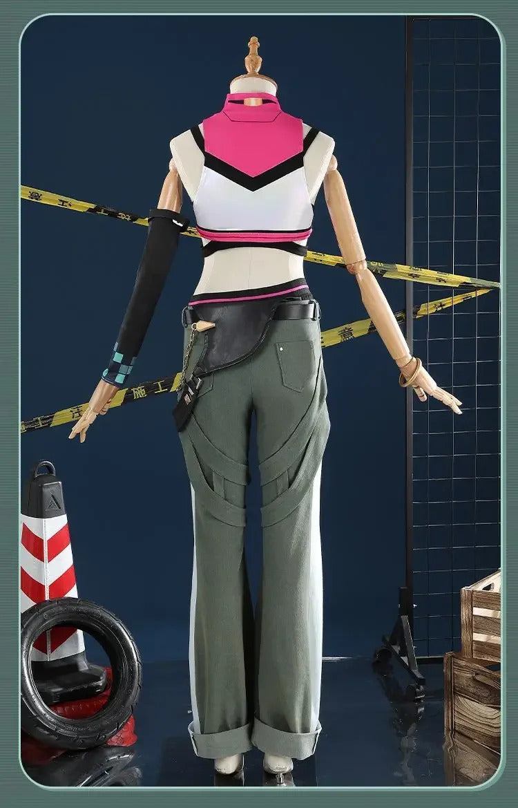 Game Juno OVERWATCH2 Cosplay Costume Halloween party casual men women uniform jacket strapless pants prop set