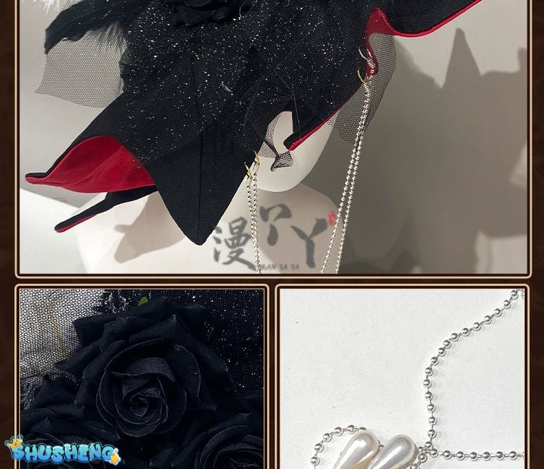 Barmaid Demi Bourbon Cosplay Costume Halloween Christmas Role Playing Party Comic con Game Anime Costume