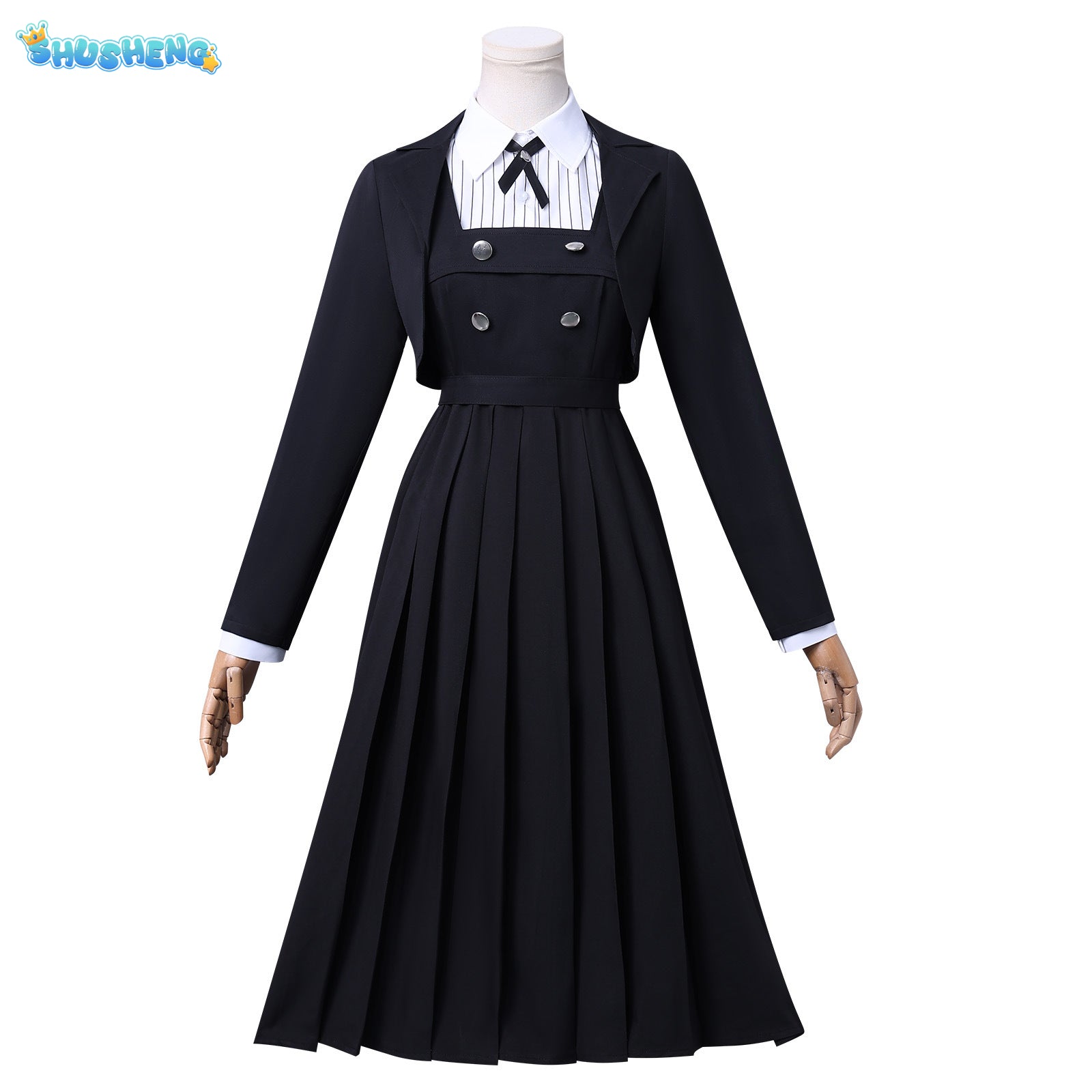 Anime Rock Is A Lady's Modesty Shiraya Tamaki Cosplay Costume Japanese JK Black School Uniform Skirt Woman Cute Campus Suit 2025