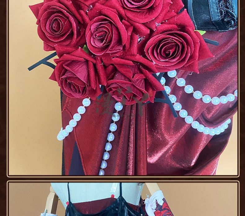 Game Identity ⅤBloody Queen Mary Cosplay Costume Women Girls Dress Roleplay Fantasia Outfits Halloween Carnival Uniform