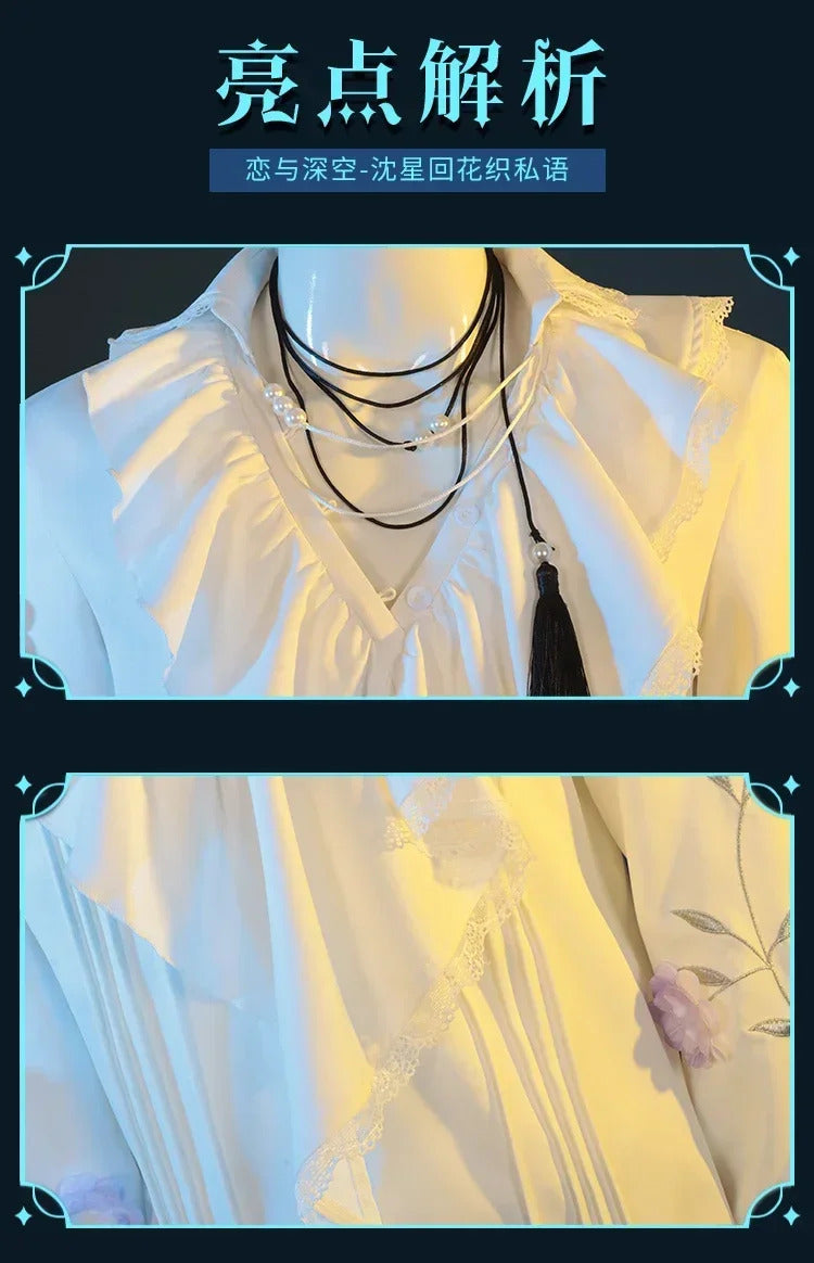 Game Love and Deepspace Xavier Cosplay Costume Lost Flower Hue Uniform Halloween Carnival Party Christmas Play Role Clothes