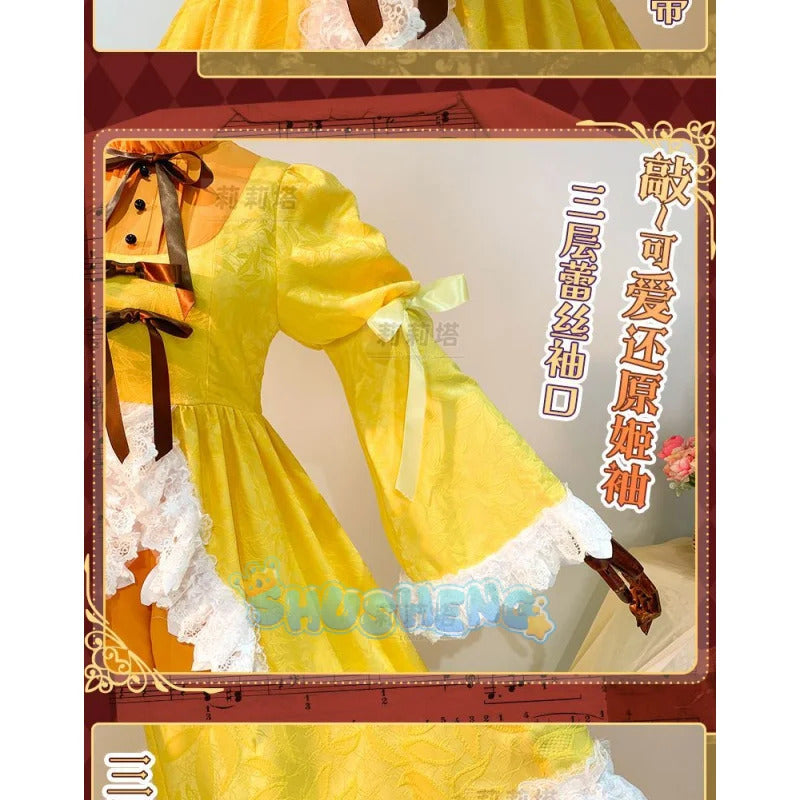 Anime Rozen Maiden Hinaichigo Souseiseki Cosplay Costume Halloween Carnival Sweet and Cute Lolita Dress and Accessories Girl Set