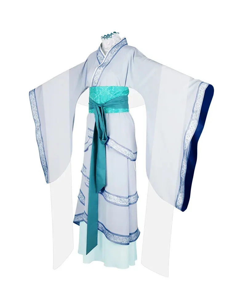 Anime The Apothecary Diaries Jinshi Cosplay Costume White Dress Headwear Earrings Kusuriya No Hitorigoto Maomao Women Outfit Cos