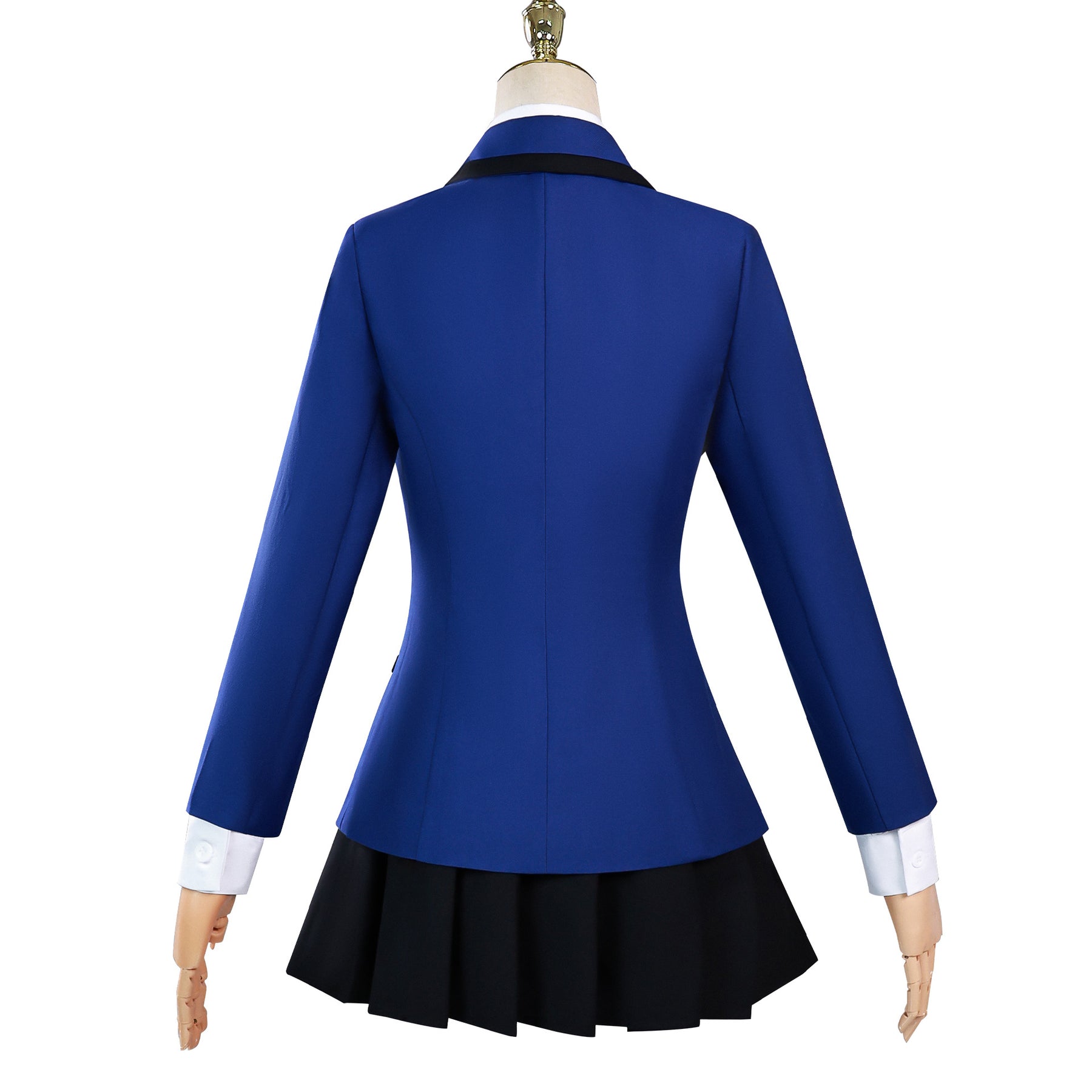 Nyaan Cosplay Anime Gundan Cosplay Costume Nyaan JK School Uniform Dress Wig Suit Halloween Cos Outfit for Girl Woman