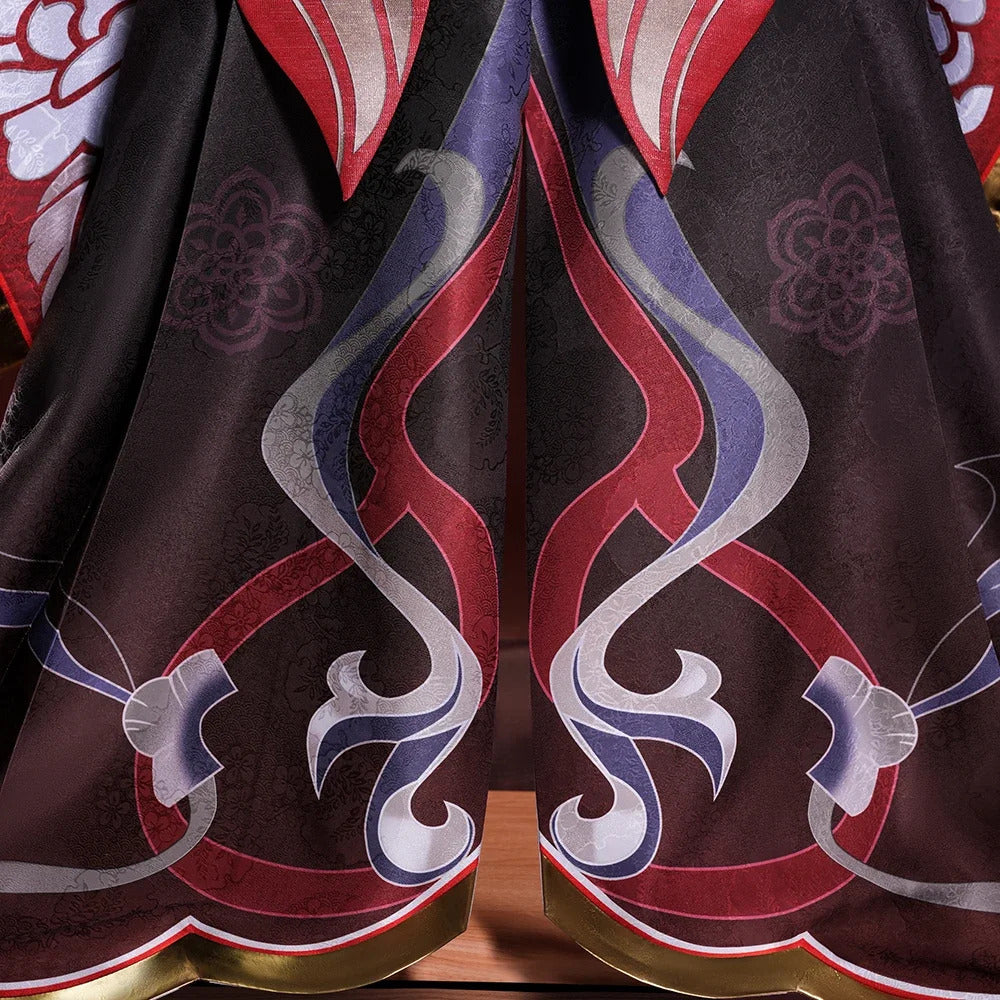 Honkai star rail fugue cosplay dress ingyun pajamas tail hairpins Xianzhou Luofu Halloween party prop Shusheng