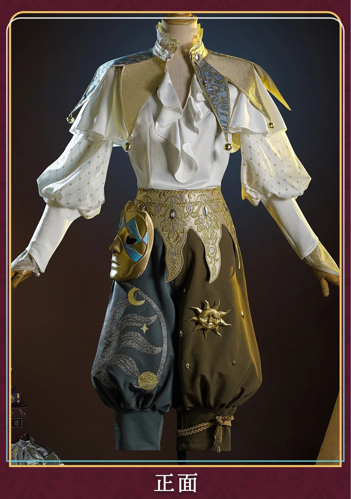 Game Identity ⅤJoker Weeping Clown Cosplay Costume The Extinguished Sun Uniform Halloween Carnival Party Play Role Clothing