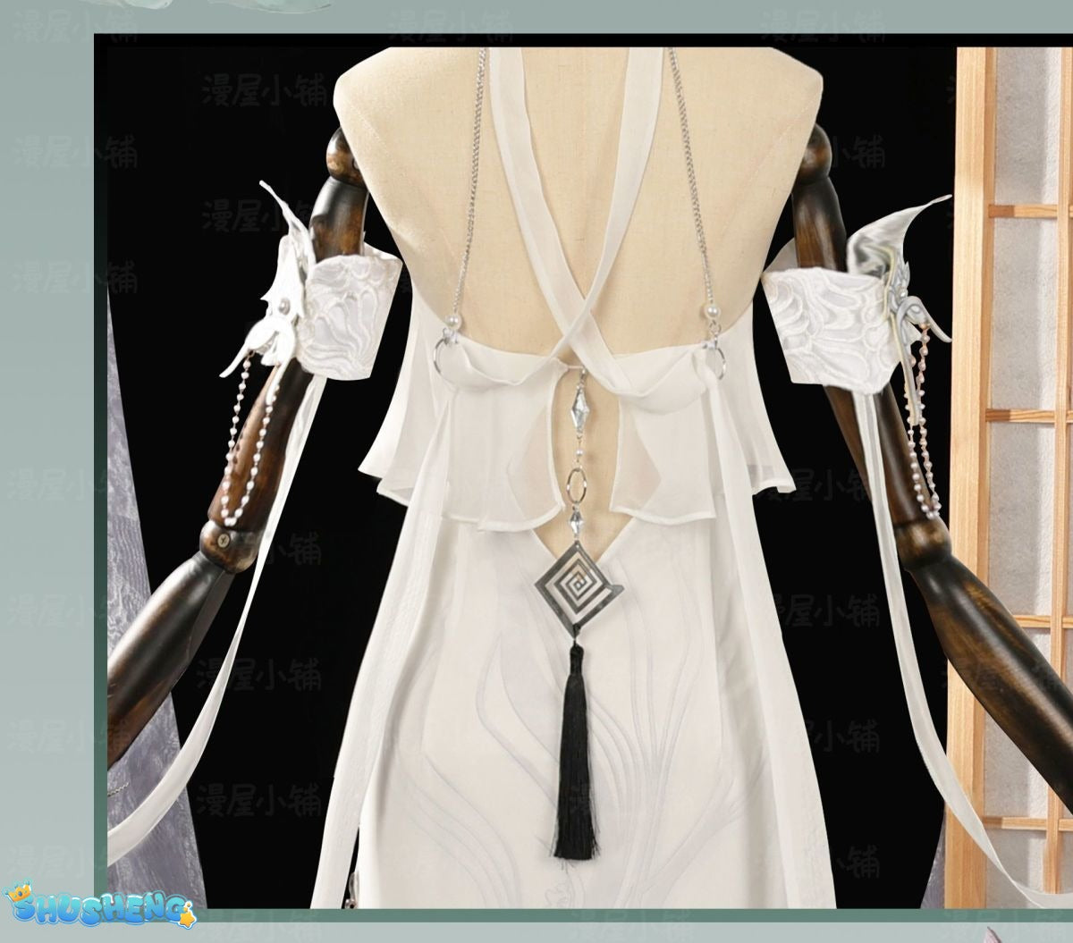 Naraka Bladepoint Viper Ning Cosplay Costume Cheongsam White Snake Role Play Halloween Carnival Uniform Anime Clothing