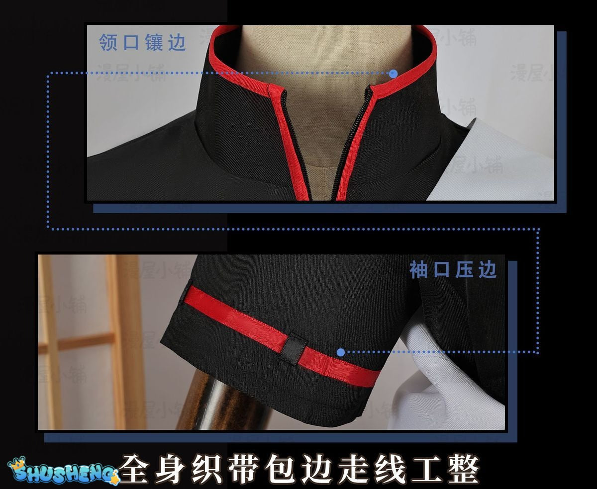 Gintama Anime Sakata Gintoki Cosplay Costume Wig Kimono Top Pants Cos Convention Halloween Christmas