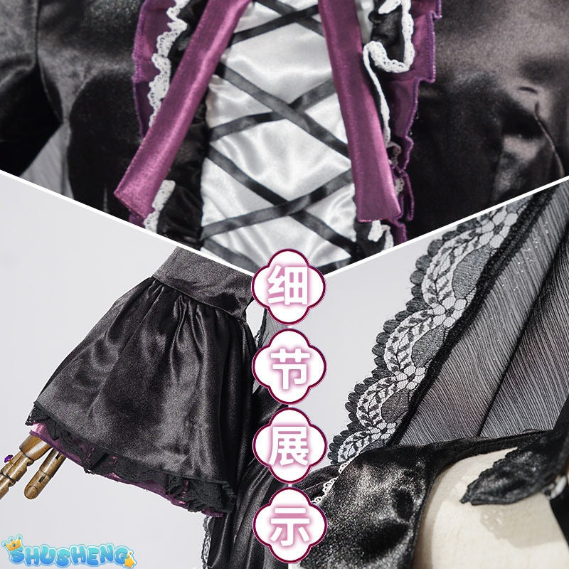 Akemi Homura Black Dress Anime Puella Magi Madoka Magica Cosplay Costume Lolita Dress Party Suit Halloween Uniform