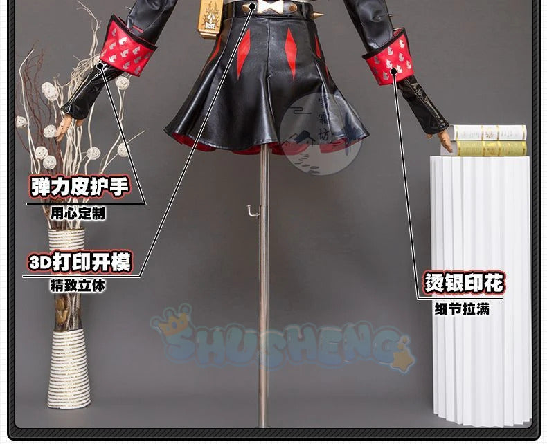 Shusheng Zenless Zone Zero Burnice Whita Game Suit Lovely Uniform Cosplay Costume Halloween Party Role Play Outfit Women S-XXL